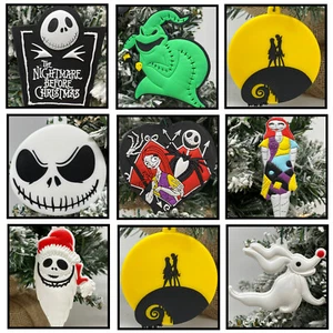 Halloween Baumschmuck Nightmare Before Christmas 9-teiliges Set - Bild 1 von 14