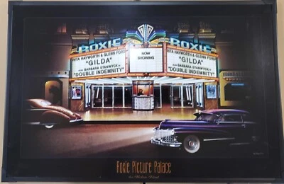 Wall Art LED Flashing - Nostalgic Roxie's Picture Palace - 36"L x 24"H (video) - Image 1 of 4