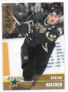 1999-00 BAP Be a Player Memorabilia Gold Parallel #17 Derian Hatcher /100 - Picture 1 of 2