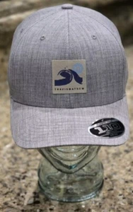 Travis Mathew Men's Hawaii Aloha Snapback Golf Hat Flexfit One Size Gray NEW - Picture 1 of 10