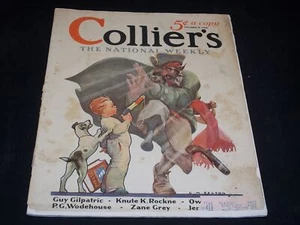 1930 NOVEMBER 8 COLLIER'S MAGAZINE - NICE ILLUSTRATED COVER - L 4409 - Foto 1 di 2