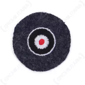 Escarapela gorra bordada azul de la Luftwaffe alemana Segunda Guerra Mundial - reproducción de respaldo azul - Imagen 1 de 3