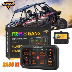 AUXBEAM RA80 XL RGB 8 Gang Switch Panel Circuit For Can Am Maverick X3 MAX / R - Picture 1 of 12
