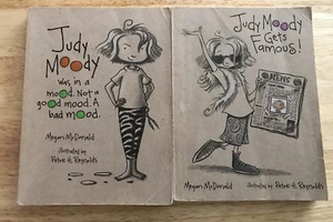 Judy Moody Books, Lot Of 2, by Megan McDonald, Paperback - Picture 1 of 7