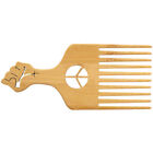 Hairdressing Styling Tool Hair Pick Comb Wooden Beard Pick Afro Comb Oil Comb