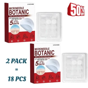 MICRONEEDLE BOTANIC Cerotto Etichetta Pelle e Acne 18 Pezzi Cerotti Rimozione Etichette Pelle - Foto 1 di 20