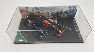  SPA2021A Sparkmodel Red Bull RB16B Verstappen Winner and Mercedes-AMG Petr - Immagine 1 di 4