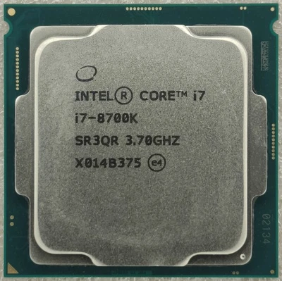 Intel Core i7-8700K 3.7GHz 6-Core Desktop LGA1151 CPU Processor SR3QR - Tested - Image 1 of 2