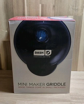 Mini plancha redonda eléctrica para hacer DASH para panqueques individuales, galletas, huevos y Foto 1 de 4