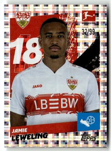 Pegatina Topps Bundesliga 2025-26 Nº Lámina tejida Jamie Leweling 283 32/99 - Imagen 1 de 2