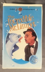 The Incredible Mr. Limpet (1963 Film, Clamshell VHS 1994) Free Shipping - Picture 1 of 15