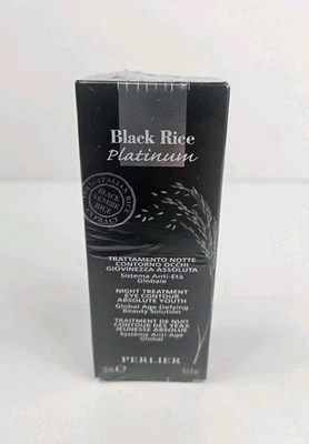 Tratamiento nocturno Perlier Black Rice Platinum contorno de ojos Absolute Youth .50 fl oz Foto 1 de 4