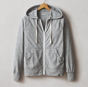 American Giant leichter Hoodie mit durchgehendem Reißverschluss Größe Medium neu Damen USA Freizeit - Bild 1 von 9