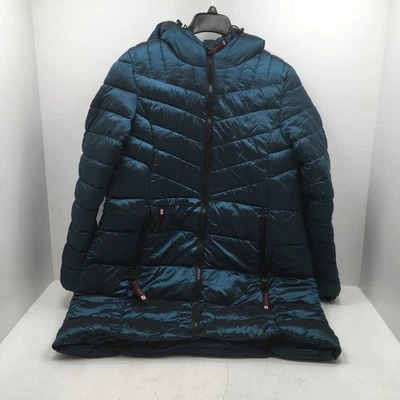 Jaqueta acolchoada turquesa Canada Weather Gear, grande, comprimento da coxa, nova sem etiquetas - Imagem 1 de 4