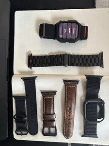 Apple Watch Series 8 45mm Aluminum Case Smartwatch - Midnight (MNVL3LL/A) - Zdjęcie 1 z 8