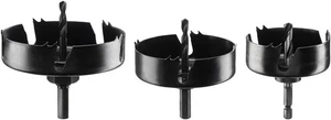 Lochsägen Set 68 86 100 mm 3 Teilig Dosenbohrer Halogen Bohrkrone Holz Kreis TOP - Bild 1 von 3