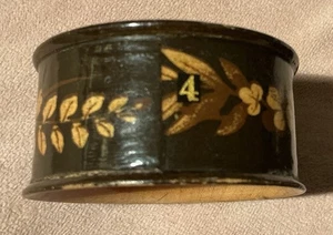 Wonderful Antique Mauchline Fern Ware Napkin Ring 5cm Diameter 2.5cm Width (293) - Picture 1 of 10
