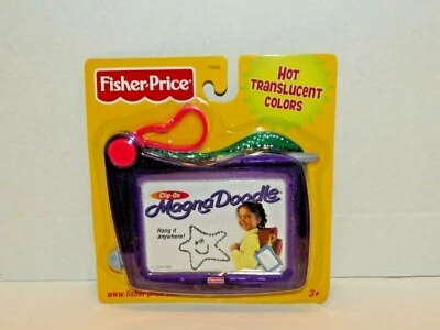 Fisher Price Magna Doodle Clip On #73952 Novo Verde Roxo 2000 (O) - Imagem 1 de 3