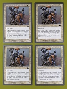 Knight of the Hokey Pokey x4 Unglued 4x Playset Magic the Gathering MTG - Picture 1 of 1