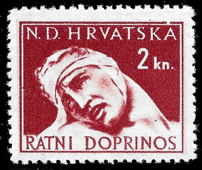 COACIA N.D.HRVATSKA 1944 SEGUNDA GUERRA MUNDIAL CONTRIBUCIÓN DE GUERRA FISCAL SC#RA4🔥MNH OG VF🔥 Foto 1 de 1