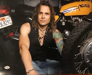 MIKE TRAMP (White Lion) signed 11x14 photo #2 -FSC COA - Picture 1 of 1