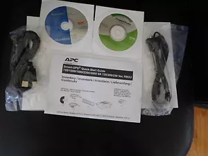 NUOVO APC 0L1675 Smart UPS Quick Start (2) cavi e CD manuale *SPEDIZIONE GRATUITA* - Foto 1 di 5