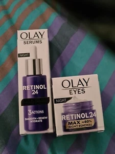 Olay Serums Retinol 24 Max Night Renewal Serum And Eye Cream - Picture 1 of 2