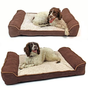 Sofá cama cálido ortopédico suave de lujo para perros mascotas almohada cojín silla grande - Imagen 1 de 27