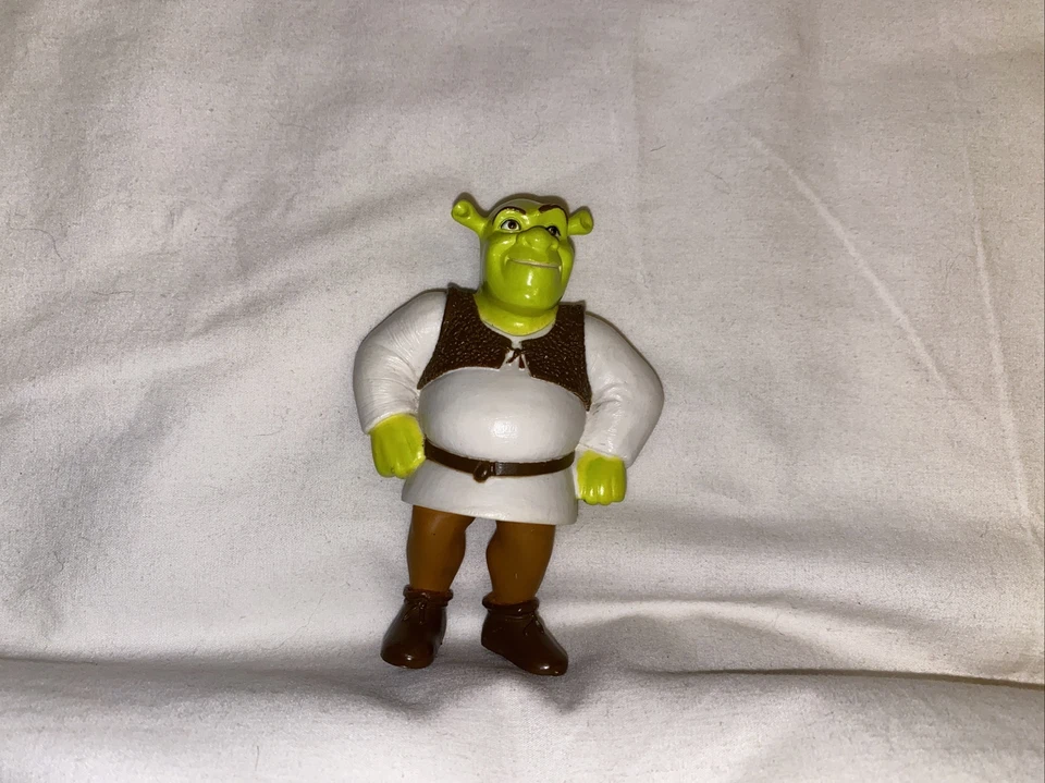 Figuras Shrek 2 Shrek y Gato y Botas 2003 Dreamworks Foto 1 de 2