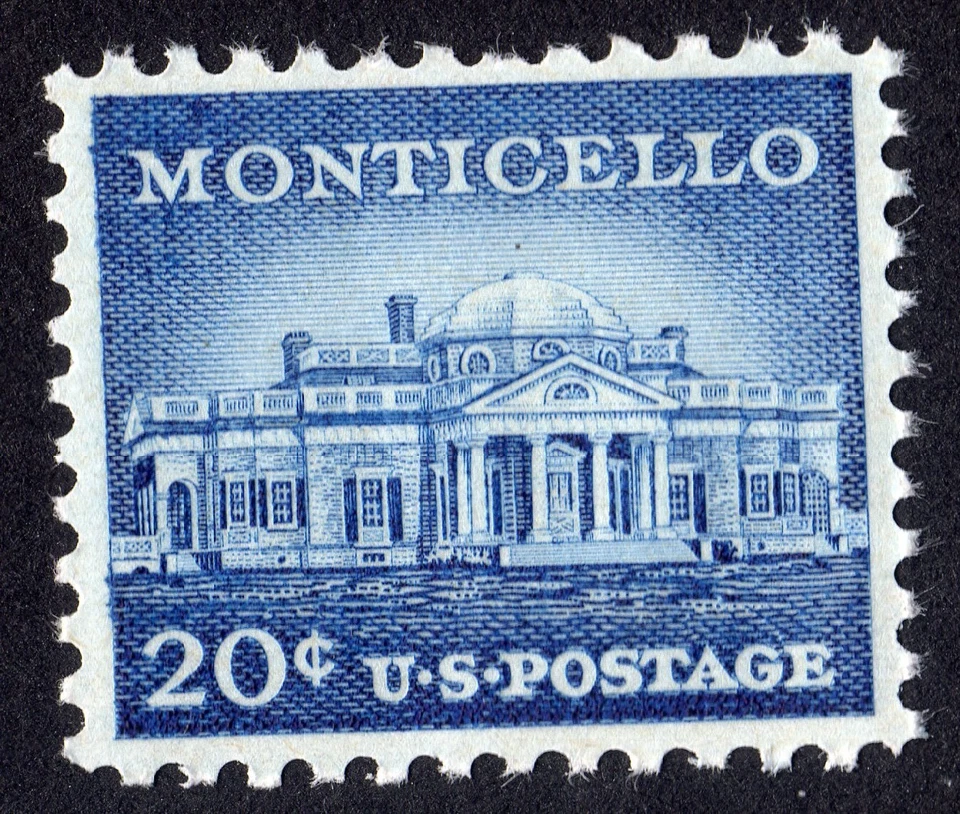 Scott #1047 Monticello (Charlottesville VA) Single Stamp - MNH - Image 1 of 1