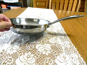 Ciwete LIFE COOKING Stainless Steel 8" Open Saute Skillet VGUC - Picture 1 of 8