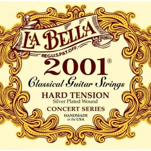 La Bella 2001 Concert Classical strings, Hard Tension - Picture 1 of 2