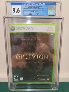 NEW Sealed GRADED CGC 9.6 A+ Elder Scrolls IV Oblivion Game of the Year Xbox 360 - Picture 1 of 3