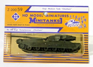 Tanque mediano británico ROCO Minitanks 'Chieftain' en HO 1/87 # 200 - Imagen 1 de 4