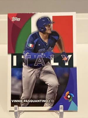 2023 Topps Series 2 World Baseball Classic WBC-38 Vinnie Pasquantino Italy - Image 1 of 2