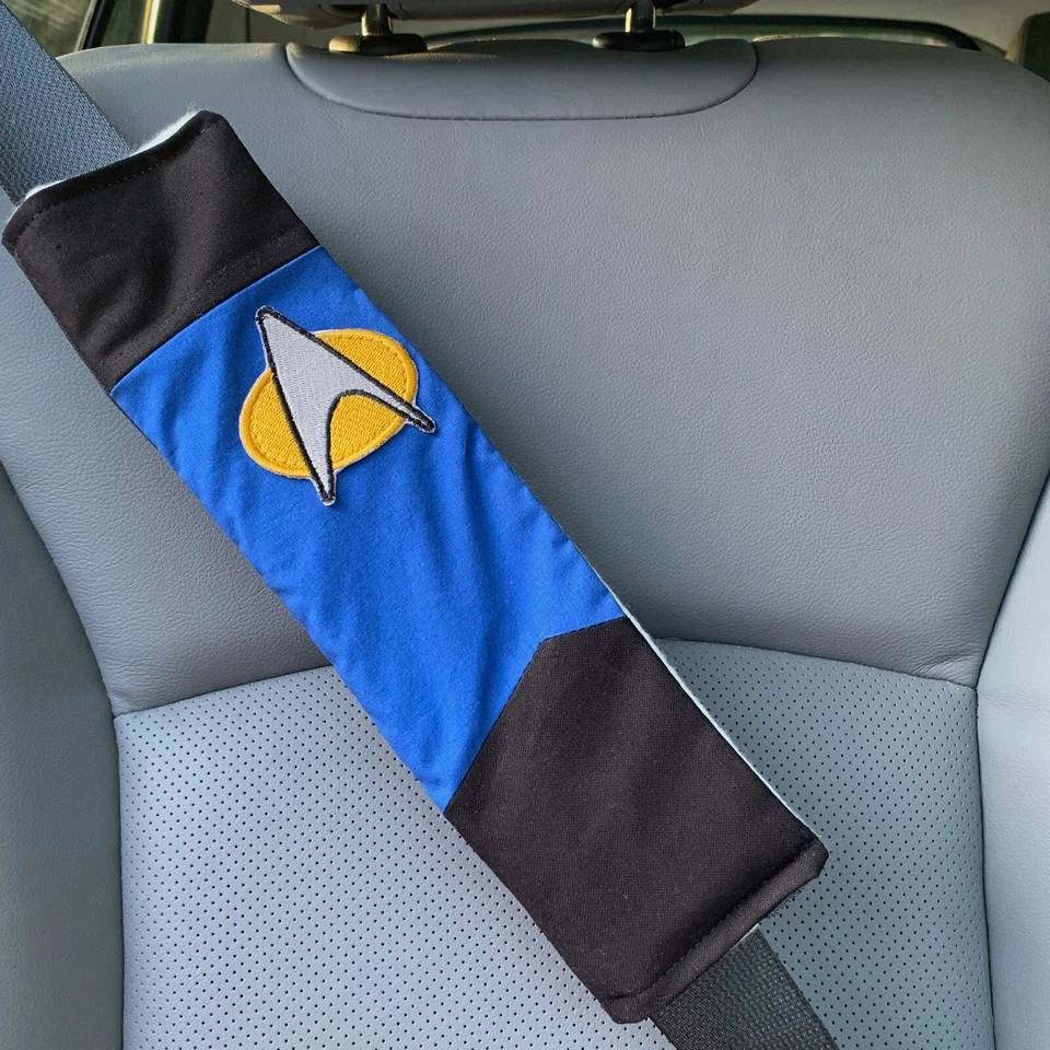 Handmade Seat Belt Covers Inspired by Star Trek Shirts - Image 1 of 1