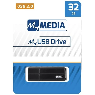 Clé USB 32 Go My Media / Verbatim Clef USB 32Go Flash Drive USB 2.0 Neuf - Photo 1/4