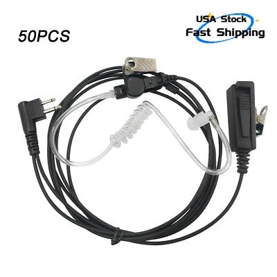 Auriculares de seguridad de 50 piezas para radio CLS1413 AU1200 CP180 CP185 CP200 Foto 1 de 4