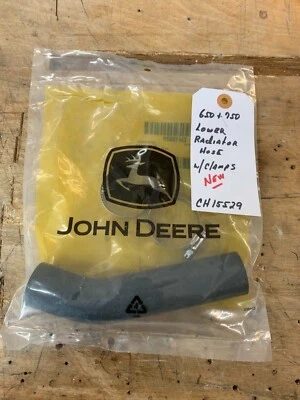 John Deere 650/ 750 Tractor Lower Radiator Hose w/ Clamps - Image 1 of 2