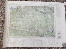 Carte US originale débarquement de Provence secteur Tavernes 45th DI - Mars 1944