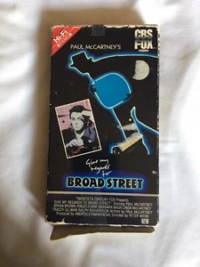 Paul McCartney Give My Regards To Broad Street VHS Musical Beatles 1984 Ringo - Imagen 1 de 2