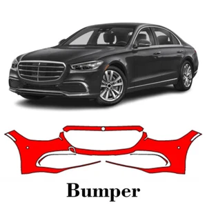 bumper PreCut PPF Paint Protection Film For Mercedes Benz S Class 2021-2025 - Picture 1 of 7