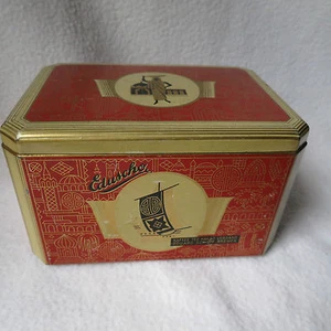 schöne alte Kaffeedose Eduscho Kaffee-Tee-Kakao Versand Bremen seltene Dose. - Picture 1 of 7