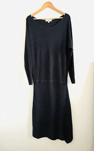 Etcetera Brown Wool Blend Knit Long Sweater Dress Size Large Lagenlook - Picture 1 of 5