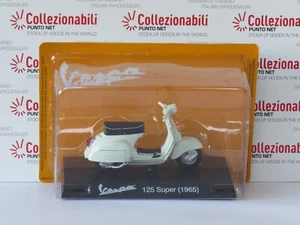 DIE-CAST MOTO SCOOTER VESPA 125 SUPER 1965 - MOTORBIKES VESPA 1:18 #47 - Picture 1 of 1