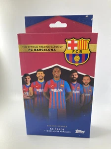 TOPPS BARCELONA TEAM SET 2021/22 SEALED BOX - Picture 1 of 2