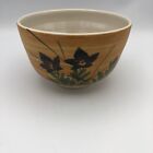 Japanese Tea Bowl Hand Painted Macha Green Tea 4.75” Studio Pottery