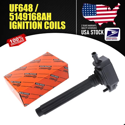 Juego de 1 bobina de encendido UF648 / 5149168AH para Jeep Wrangler JK 3,6 L V6, Stock en EE. UU. Foto 1 de 4