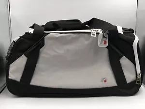 Russell Athletic Black/Gray Zip Up Duffle Gym Sports Bag - Picture 1 of 2