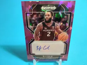 2022-23 Panini Prizm Draft Picks Autographs Prizms Purple Ice RJ Cole 16/99 - Picture 1 of 6